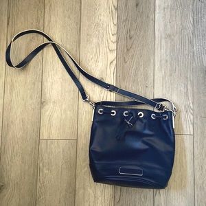 ||Vera Bradley|| dark blue faux leather cross-body bag